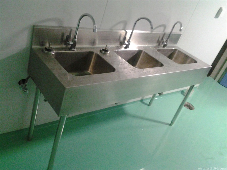  三槽不锈钢水槽洗菜水池 不锈钢三连池
